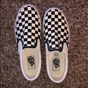 checkered vans